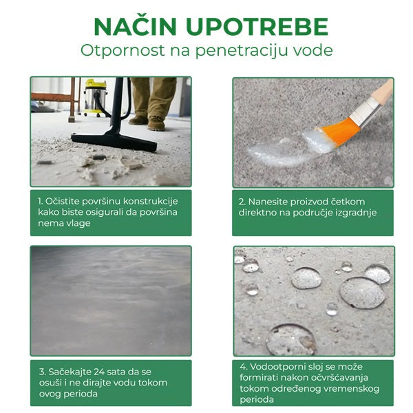 Vodootporna pasta za izolaciju 300g + 300g GRATIS