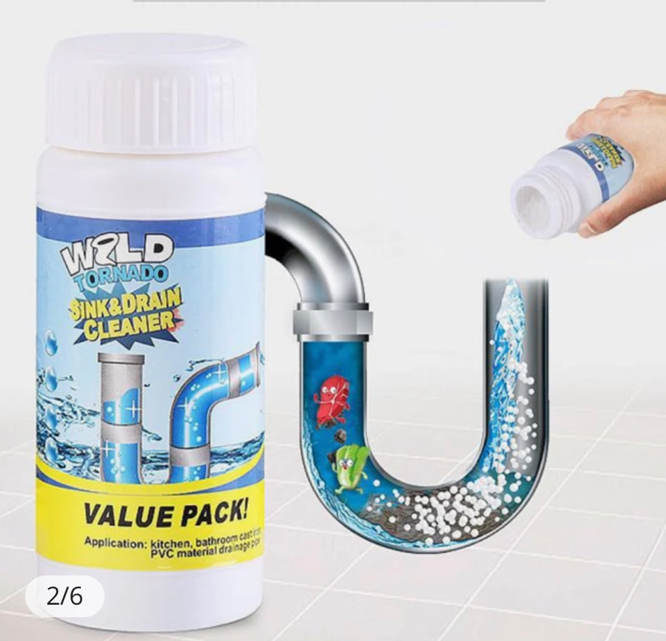 Tornado prah za odčepljivanje i čiščenje odvoda 1+1 GRATIS